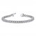 Diamond Fashion Bracelet 4 ct tw Round-cut 10K White Gold 7"