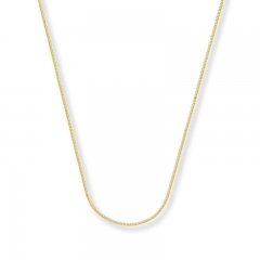 Wheat Chain Necklace 14K Yellow Gold 16" Length