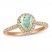 Le Vian Quartz Ring 1/3 ct to Diamonds 14K Strawberry Gold