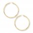 Hoop Earrings 14K Yellow Gold 40mm