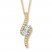 Ever Us Two-Stone Necklace 3/4 ct tw Diamonds 14K Yellow Gold