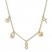 Multi-Charm Necklace 10K Yellow Gold 17" Length