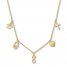 Multi-Charm Necklace 10K Yellow Gold 17" Length