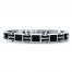 Men's Diamond Bracelet 1/10 ct tw Round-cut Stainless Steel