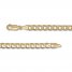 Men's Solid Curb Chain 10K Yellow Gold 22"