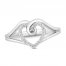 Hallmark Diamonds Heart Ring 1/15 ct tw Sterling Silver