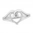 Hallmark Diamonds Heart Ring 1/15 ct tw Sterling Silver
