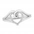 Hallmark Diamonds Heart Ring 1/15 ct tw Sterling Silver