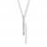 Bar Necklace 1/20 ct tw Diamonds Sterling Silver