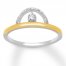 Diamond Ring 1/10 ct tw Sterling Silver/10K Yellow Gold