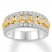 Diamond Anniversary Band 1 ct tw Round-cut 14K Two-Tone Gold