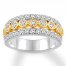 Diamond Anniversary Band 1 ct tw Round-cut 14K Two-Tone Gold