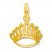 Tiara Charm 14K Yellow Gold