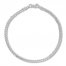 Curb Chain Bracelet 14K White Gold 7.25" Length