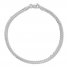 Curb Chain Bracelet 14K White Gold 7.25" Length