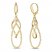 Twist Hoop Earrings 10K Yellow Gold