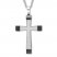 Men's Lord's Prayer Cross Necklace Stainless Steel