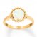 Lab-Created Opal Ring 10K Yellow Gold