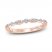 Monique Lhuillier Bliss Diamond Wedding Band 1/4 ct tw Round-cut 18K Rose Gold