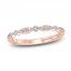 Monique Lhuillier Bliss Diamond Wedding Band 1/4 ct tw Round-cut 18K Rose Gold