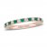 Neil Lane Emerald & Diamond Anniversary Ring 1/5 ct tw 14K Rose Gold