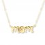 Petite Mom Necklace 14K Yellow Gold 17" Length