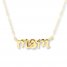 Petite Mom Necklace 14K Yellow Gold 17" Length