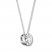 Diamond Solitaire Necklace 1/2 Carat 14K White Gold