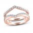 THE LEO Diamond Enhancer Band 3/8 ct tw Round-cut 14K Rose Gold