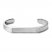 Bulova Open Cuff Bracelet Stainless Steel 7.5"