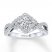 Previously Owned Leo Diamond Ring 1 ct tw 14K White Gold