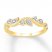 Diamond Leaf/Vine Ring 1/6 ct tw Round-cut 10K Yellow Gold