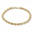 Rope Chain Bracelet 14K Yellow Gold 8.5" Length