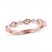 Adrianna Papell Diamond Anniversary Band 1/3 ct tw 14K Rose Gold