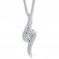 Ever Us Necklace 1/2 ct tw Diamonds 14K White Gold