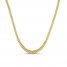 Infinity Necklace 14K Yellow Gold 18"