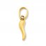 Italian Horn Charm 14K Yellow Gold