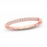 Diamond Wedding Band 1/15 ct tw Round-cut 14K Rose Gold