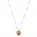 Le Vian Citrine & Diamond Necklace 1/8 ct tw 14K Vanilla Gold 18"