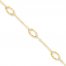 Oval Anklet 14K Yellow Gold