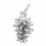 Pinecone Charm Sterling Silver