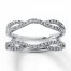 Previously Owned Diamond Enhancer Ring 1/3 ct tw Round-cut 14K White Gold