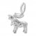 Moose Charm Sterling Silver