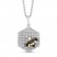 Disney Treasures Winnie the Pooh Bumblebee Necklace 1/6 ct tw Diamonds 10K Yellow Gold Sterling Silver 17"