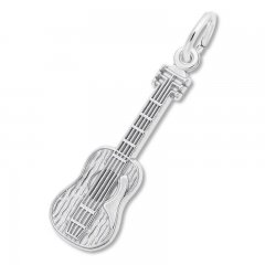 Guitar Charm Sterling Silver