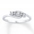 Diamond Ring 1/15 ct tw Round-cut Sterling Silver