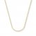 Square Wheat Chain 14K Yellow Gold Necklace 16" Length