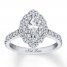 Neil Lane Engagement Ring 1-1/8 ct tw Diamonds 14K White Gold