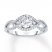 Diamond Engagement Ring 7/8 ct tw Round-cut 14K White Gold