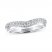 Leo Diamond Enhancer Ring 1/3 ct tw Round-cut 14K White Gold